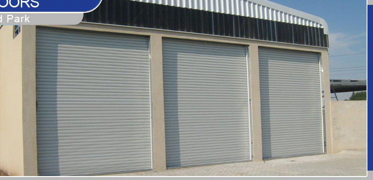 Three large Roller Shutter doors 